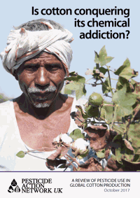 PAN Report On Cottons Chemical Addiction Front Cover